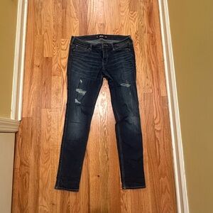 Hollister Super Skinny Blue Jeans